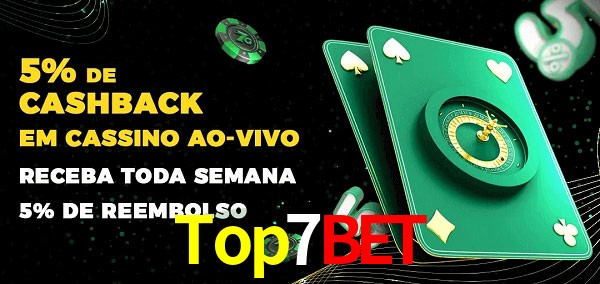 Promoções do cassino ao Vivo Top7Bet